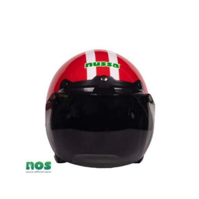 Nussa X Marzano - Arzo Helm Stripe Junior (7Tahun Keatas) Merah