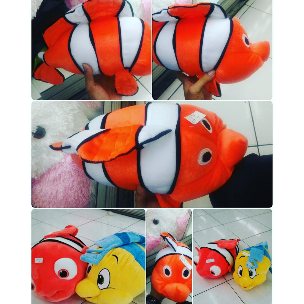 Boneka Bantal Hewan Ikan Hias Tokoh Kartun Finding Nemo Flonder SNI Shopee Indonesia