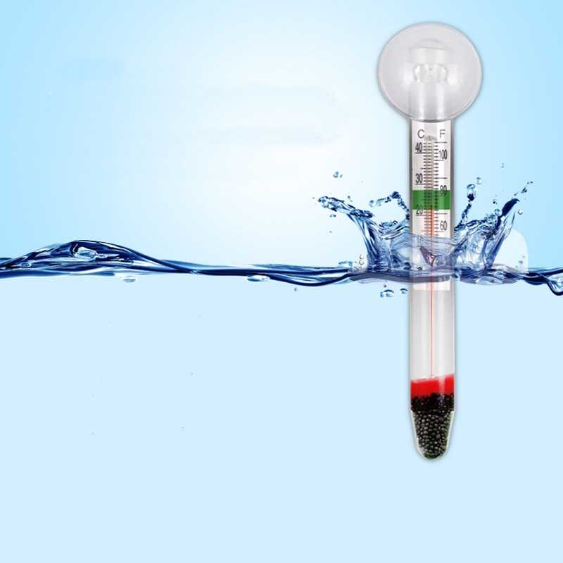 Effosola Termometer Pengukur Suhu Aquarium Glass Tube - YM-050-Putih