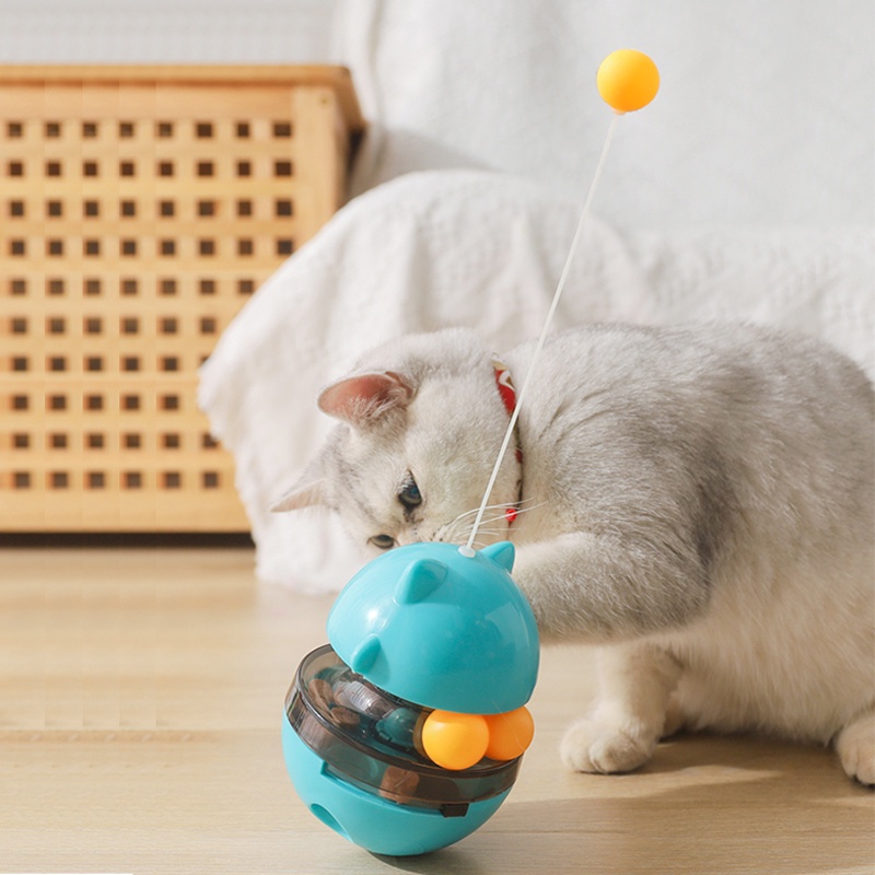 Pet’ oPedia  4 in 1 Mainan cakaran kucing CAT PLAY TOY CAT FEEDER cat scratcher mainan bola bulu garukan kucing