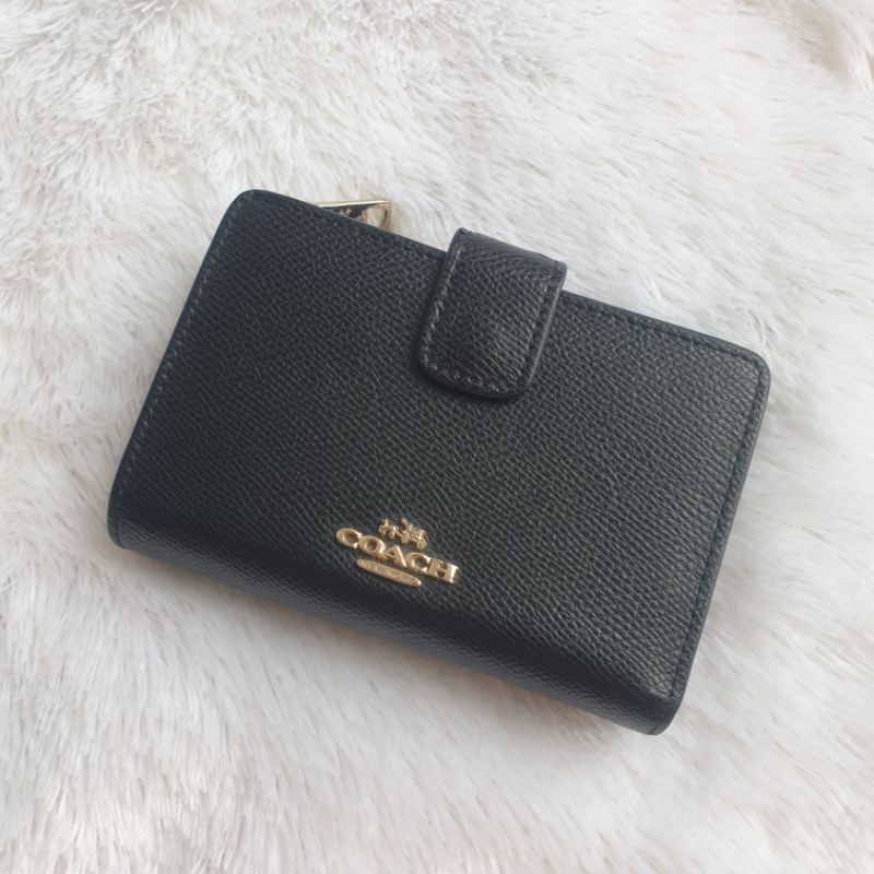 Preloved ORIGINAL AUTHENTIC Coach Medium Wallet in Black