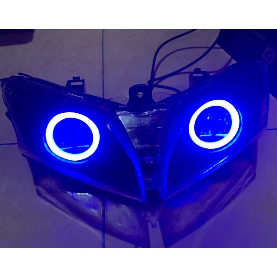 lampu depan honda new blade 110 dan 125  custom led