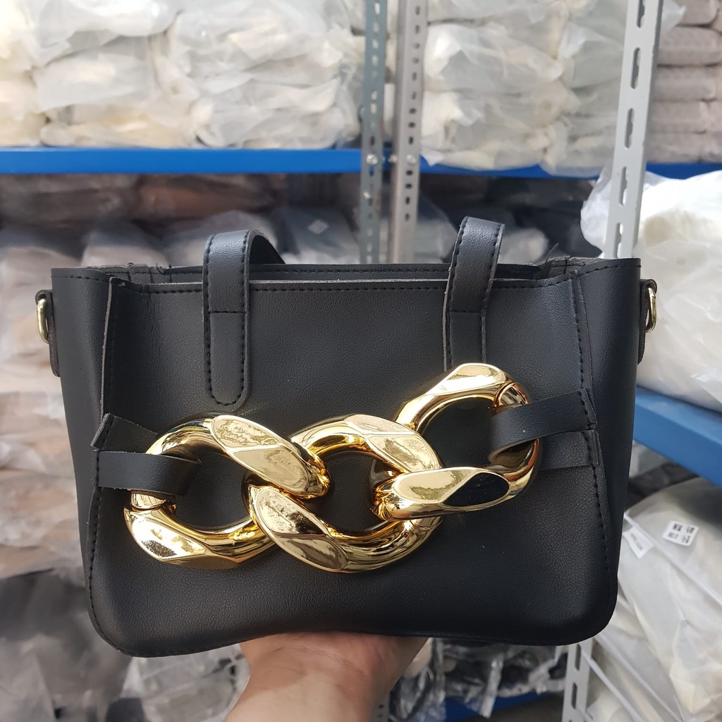 [✅BISA COD] 2275 TAS TANGAN RANTAI TEBAL (REAL PICTURE)