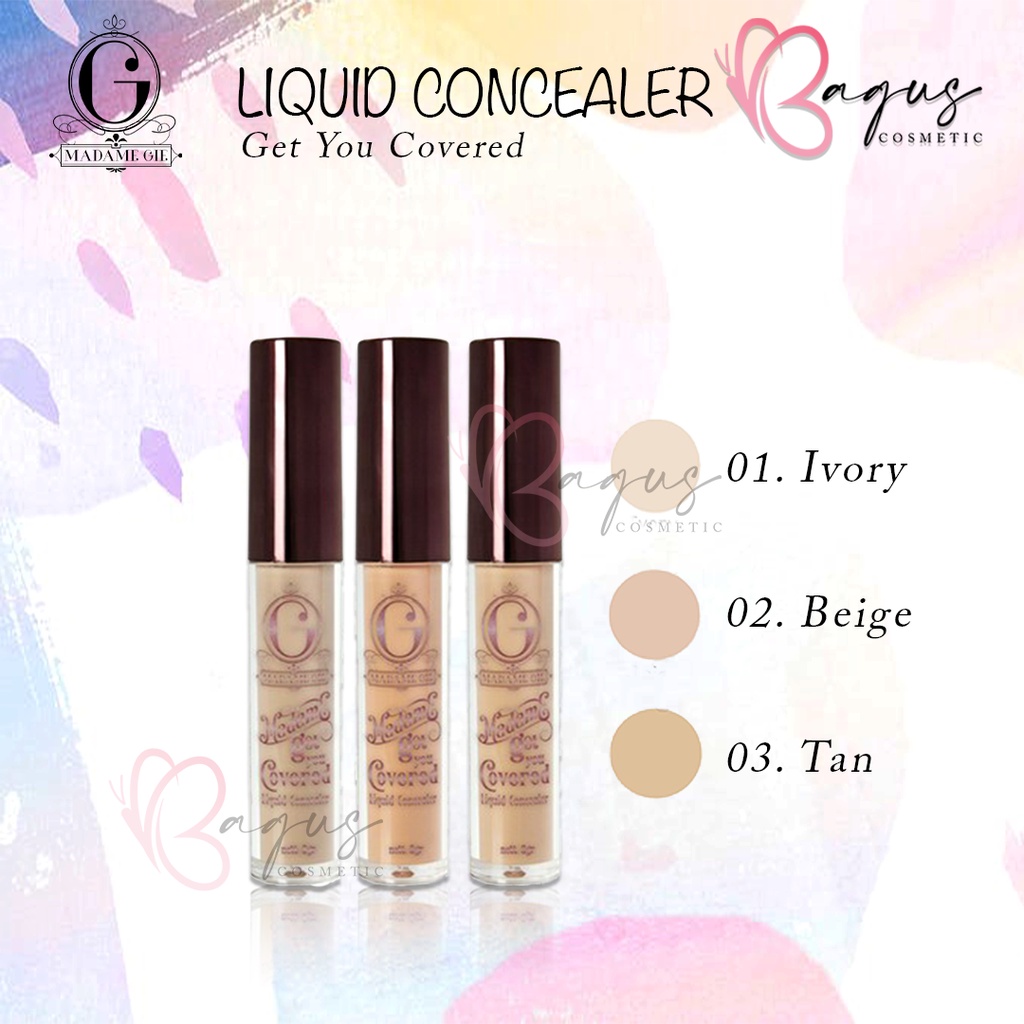 ⭐BAGUS⭐ MADAME GIE GOT YOU COVERED LIQUID CONCEALER 3GR / MADAME GIE CONCEALER