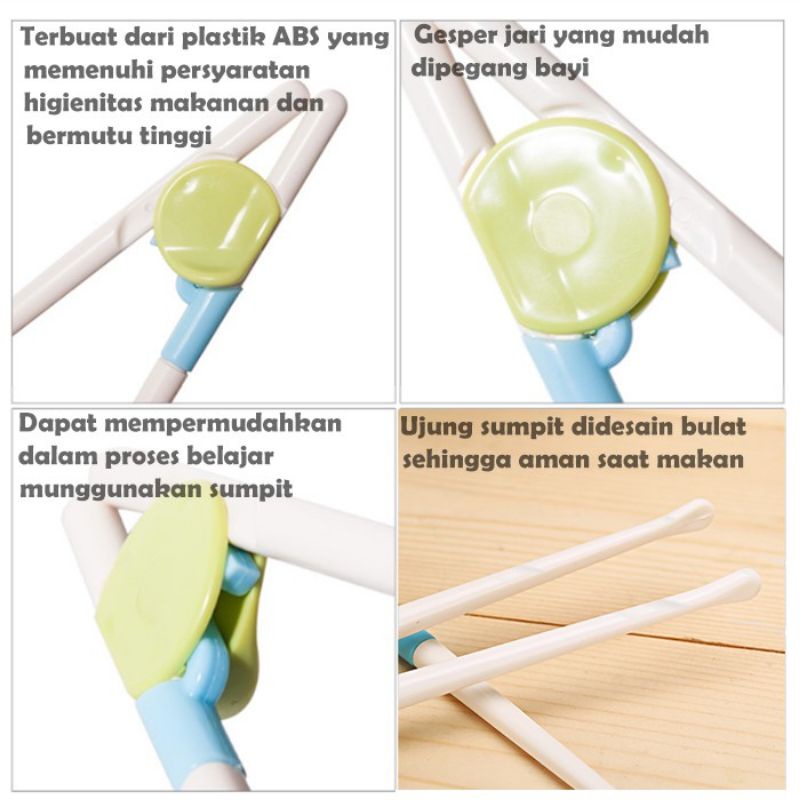 Sumpit Latihan Belajar Anak Training Chopstick