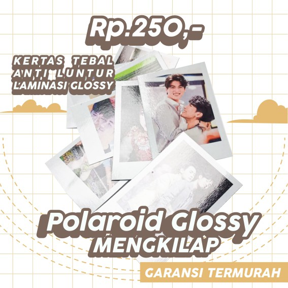 

CETAK POLAROID PREMIUM 2R GLOSSY MENGKILAP LAMINASI TERMURAH PROMO 190