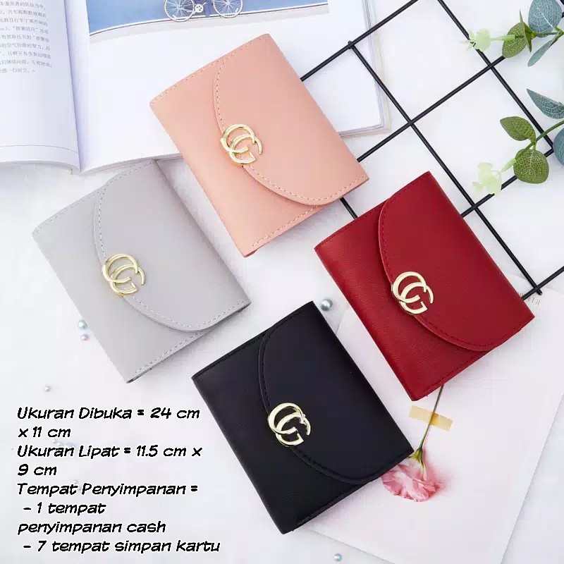 Dompet lipat Import CG Dompet cewek dompet wanita high quality DCG