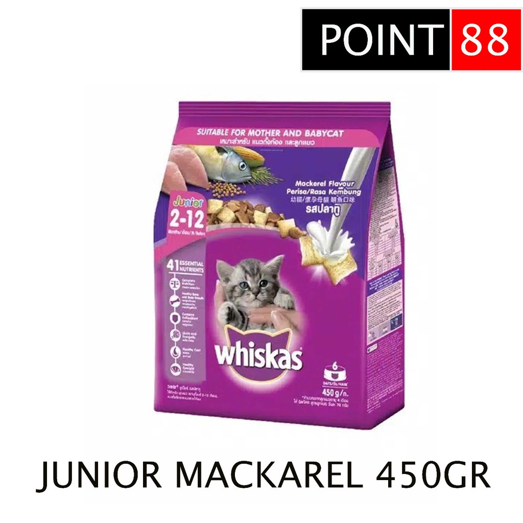 Whiskas Junior Mackarel 450gr