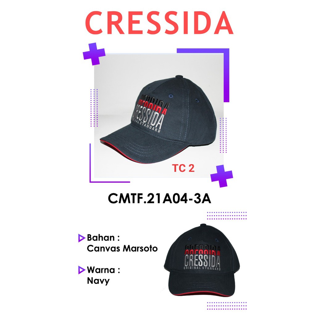 gof TC CRESSIDA TOPI 100% ORIGINAL Original Brand Topi Brand