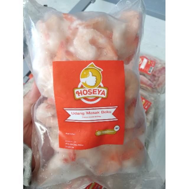 HOSEYA UDANG MASAK BEKU 500GR || Frozen Food Bandung Udang Kupas Furai Tempura