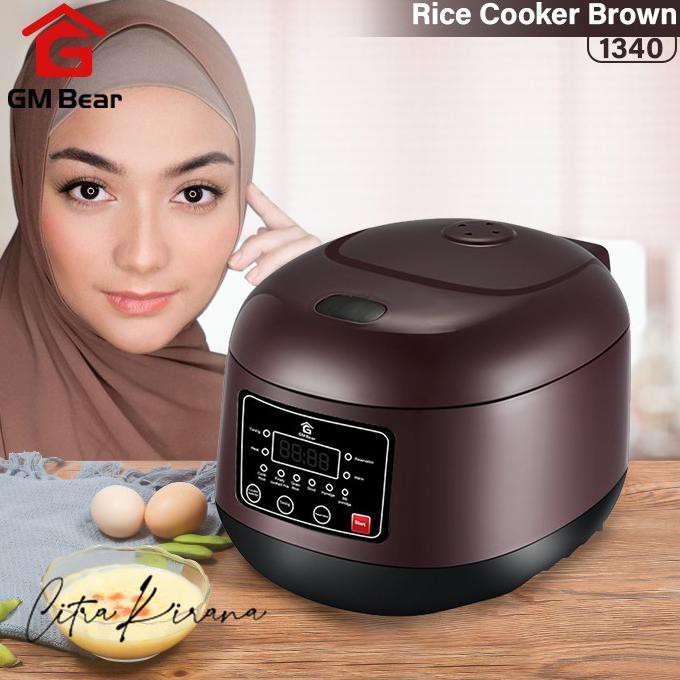NEW / GM Bear Rice Cooker 1.2 Liter 1340- Belva Penanak Nasi dan Bubur / BERKUALITAS