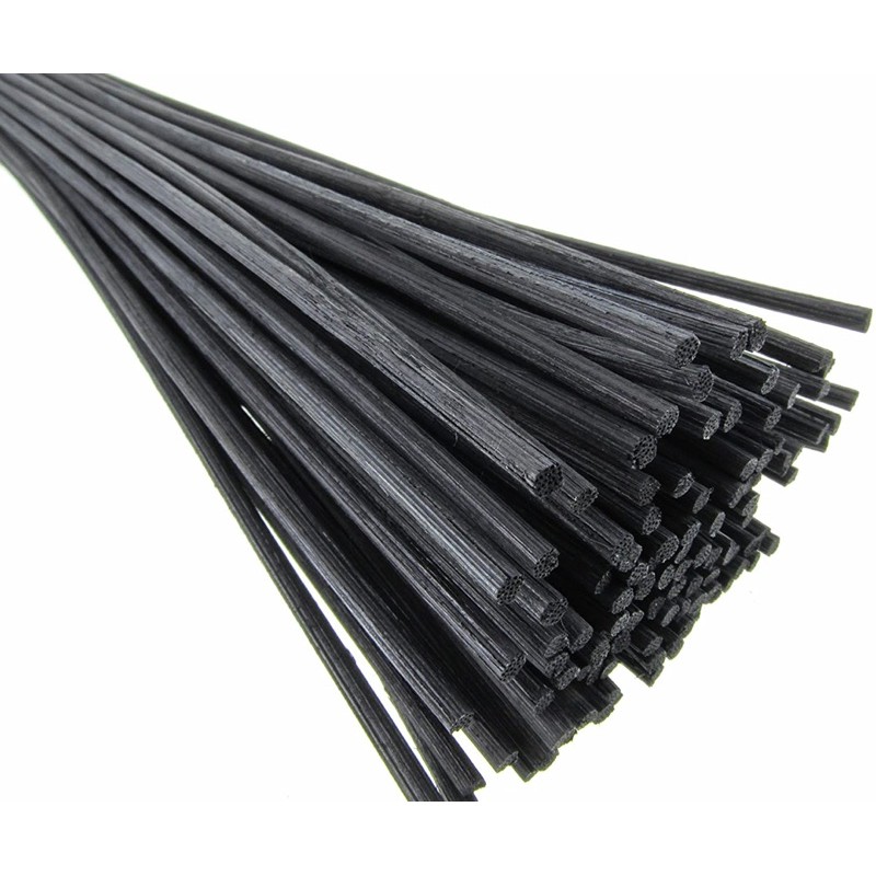 Stik Rotan Hitam Reed Diffuser Black Rattan Stick lurus bukan fiber per pcs-2