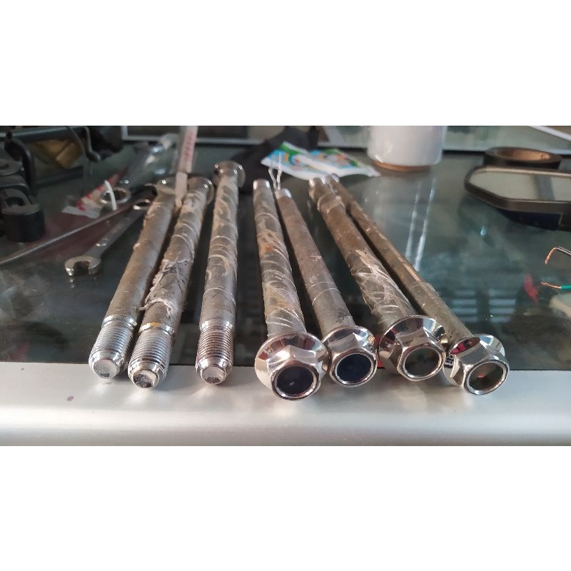 Ass Roda Tromol Depan/Belakang/Arm RX KING ORIGINAL CHROME