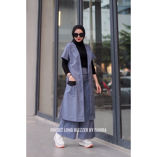 One set By Fahira-Setelan Blazzer Fahira-Set Outer Fahira