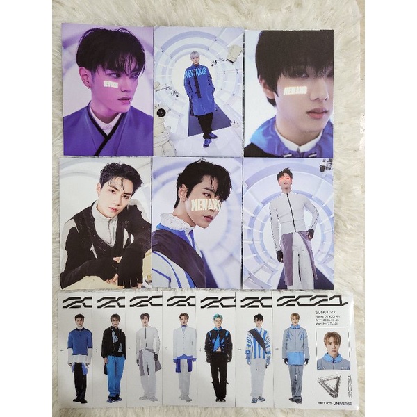 NCT 2021 Universe Photobook Ver Postcard Sticker Jaemin Jeno Xiaojun Jisung Sungchan Doyoung Taeyong