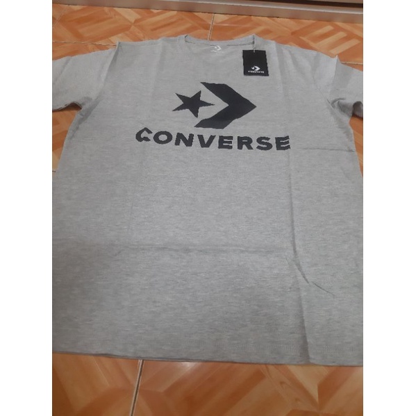 Kaos Converse CONSTAR CHEVRONE TEE Grey Man