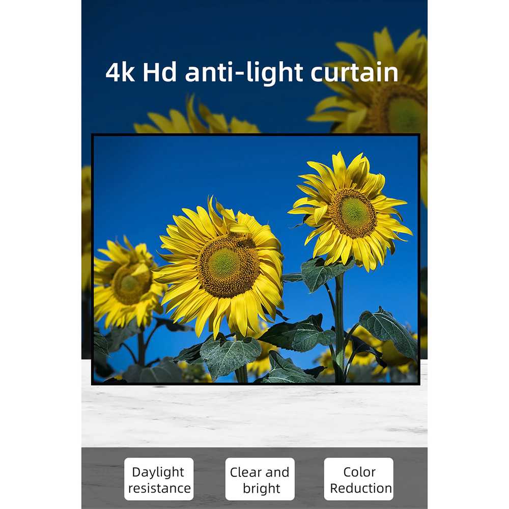 (BISA COD)LEJIADA Kain Layar Proyektor Anti-light Ambient Screen Curtain - L21