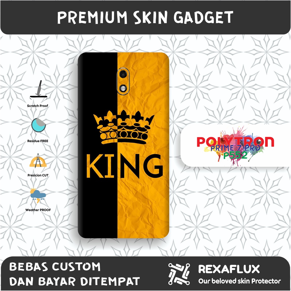 *2Pcs* POLYTRON P552 PRIME 7 PRO Garskin Case/Stiker Protector Free Customs & COD
