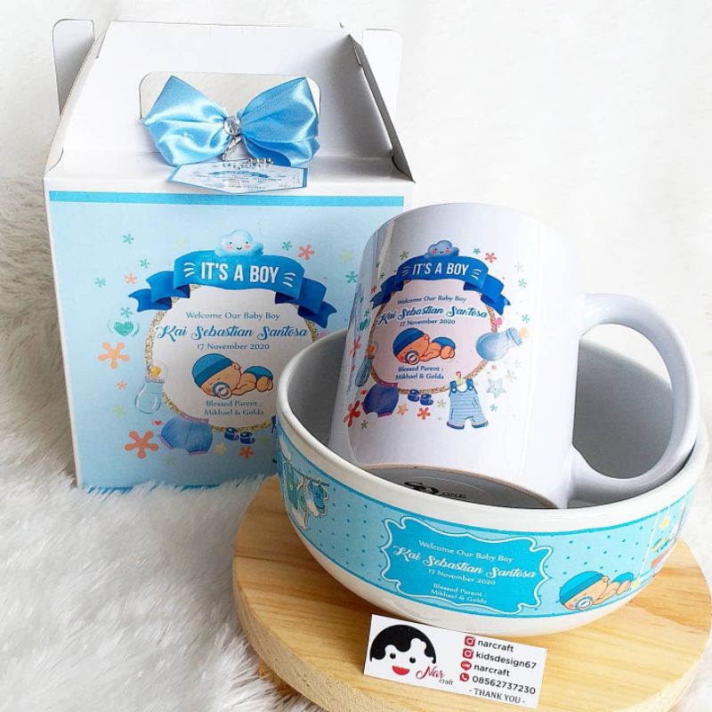 desain mug kelahiran