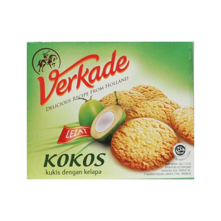 Verkade Kokos Small Pack 50 gr  Shopee Indonesia