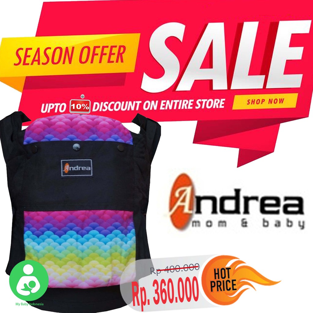 Andrea Baby Carrier  SSC - Gendongan bayi SSC Andrea Standard-babycarrier/ baby carier