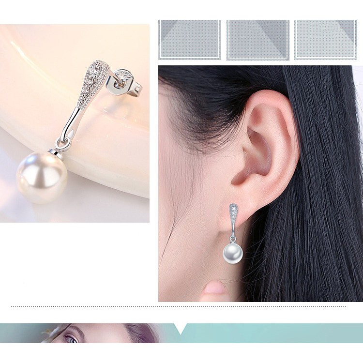 925 Perak Lucu Anting-Anting Anting-Anting Gaya Korea Wanita Bunga Moon Lima Menunjuk Bintang Fashion Ornamen