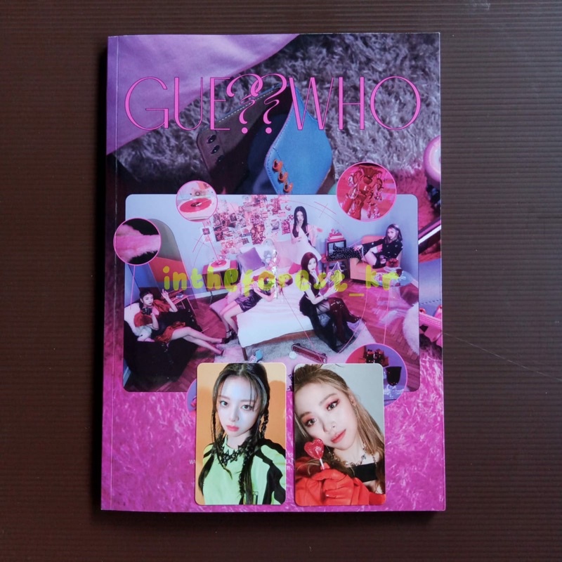 PC / PHOTOCARD ITZY GUESS WHO MAFIA IN THE MORNING RYUJIN PERMEN CANDY YUNA
