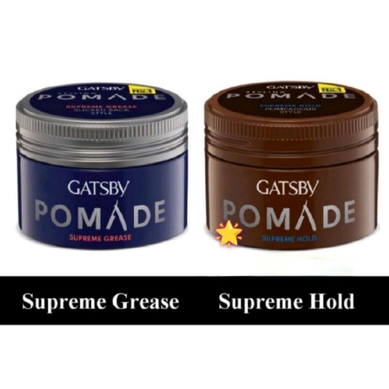 GATSBY POMADE SUPREME GREASE/MINYAK RAMBUT GATSBY