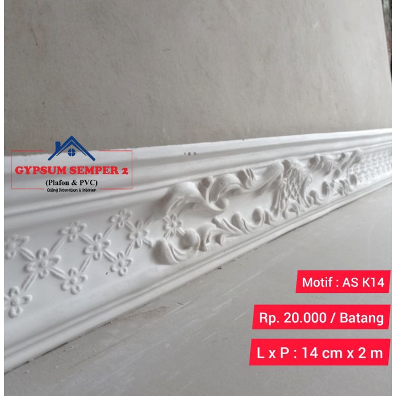 Jual List Profil Gypsum Motif As Shopee Indonesia