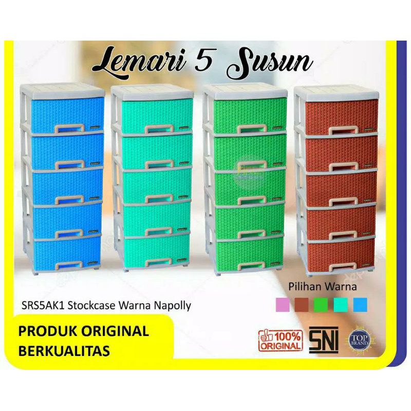 LEMARI CONTAINER STOCKCASE NAPOLLY SRS-5 AK1 BEST SELLER