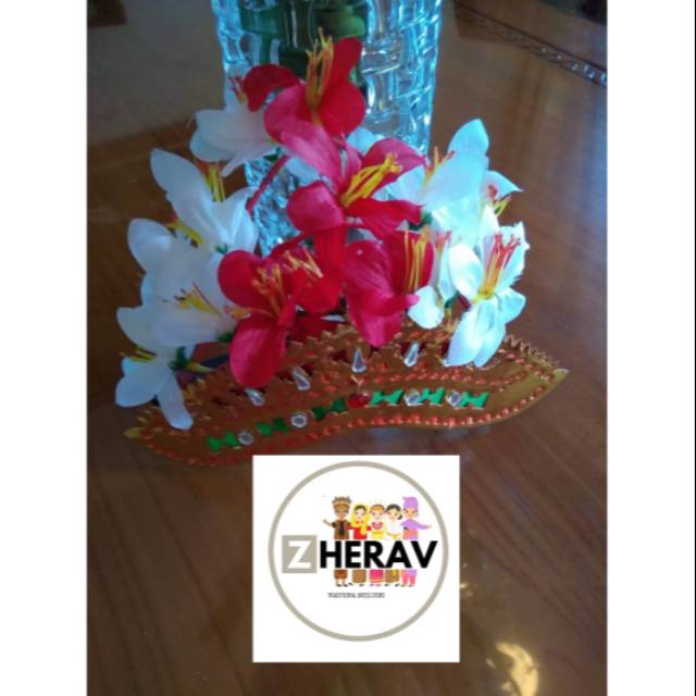 Mahkota Bali Legong Bunga /Kulit