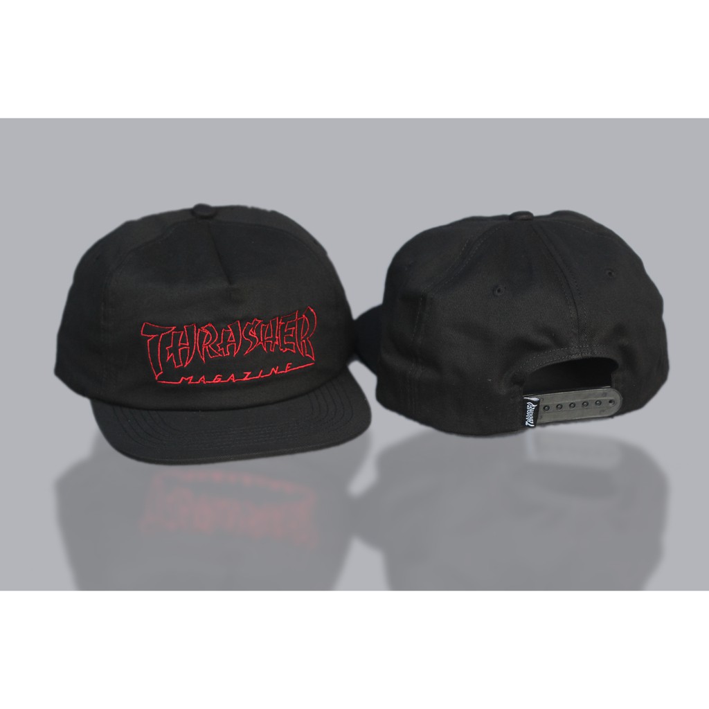 Topi Thrasher Chinabanks Strapback Snapback Cap