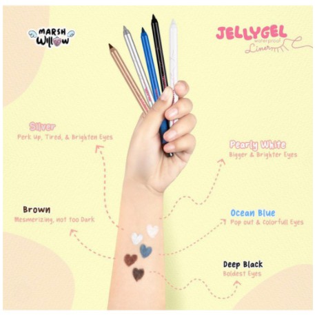 Marshwillow Jelly Gel Liner Eyeliner Pencil / Eyeliner Marshwillow (Faizaa Store)