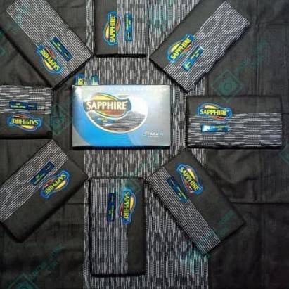 SARUNG SAPPHIRE HITAM TUMPAL