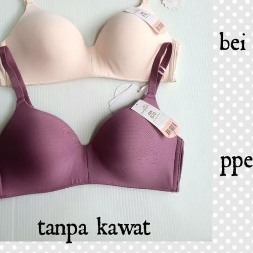 ✰ Bra Tanpa Kawat YOUNG HEARTS 20016 - 32B, Bei ♖