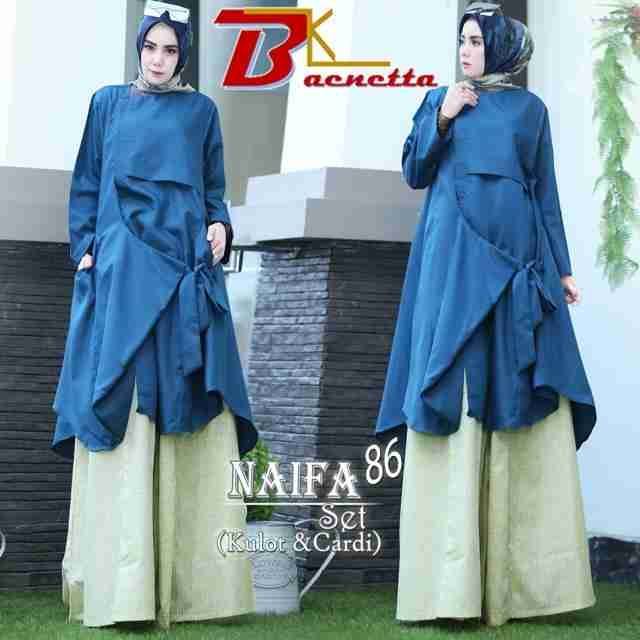 Setelan kulot trendy Naifa 86 by Baenetta