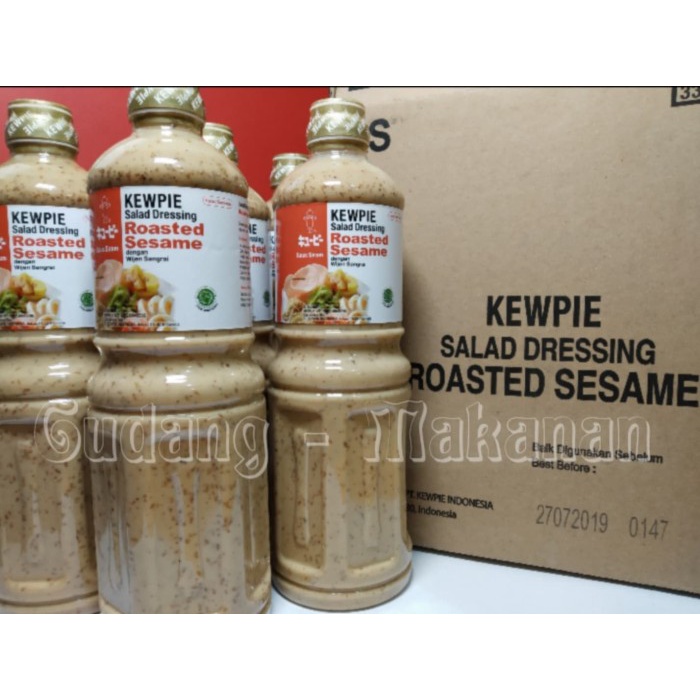 

Siap Kirim Kewpie Salad Dressing Roasted Sesame 1 Liter / Saus Wijen - Pack Standard