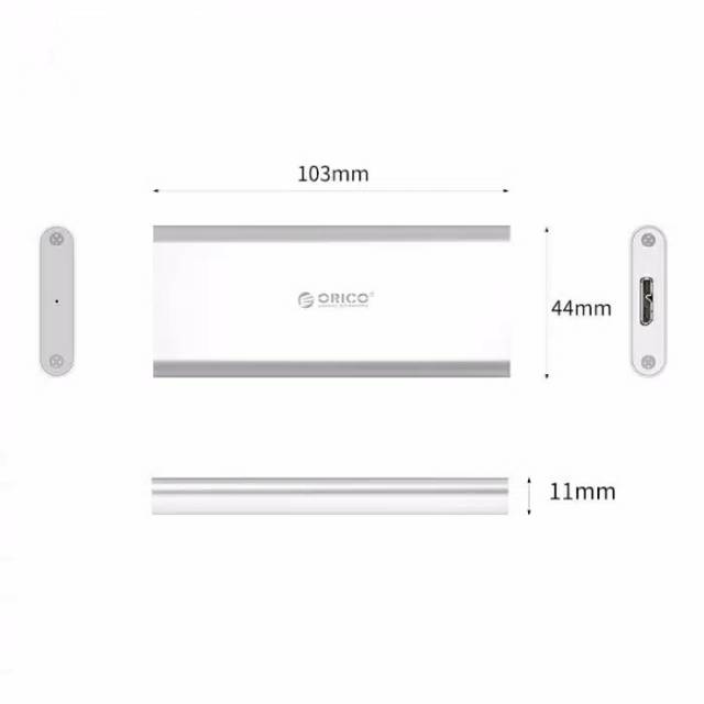 Orico M2G-U3 Casing SSD M.2 NGFF USB3.0 to Micro B