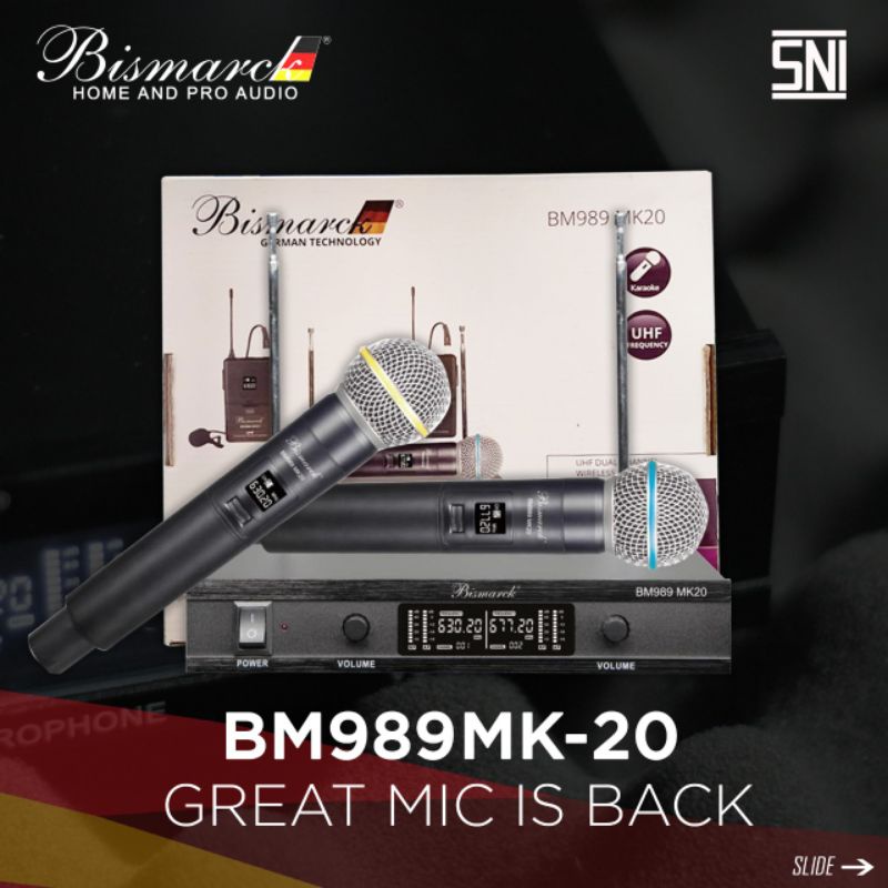 Mic wireless bismarck BM989 Mk20