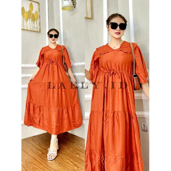 DRESS NABILA RAYON TWILL PREMIUM (COD)