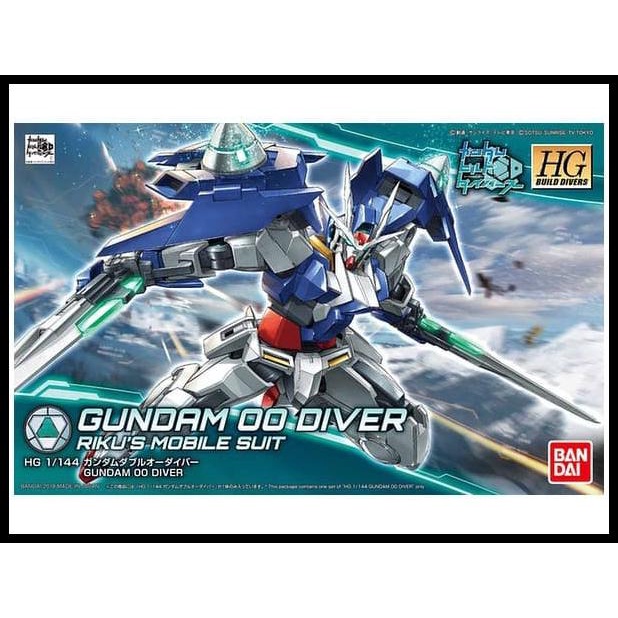 HG 1/144 HGBD Gundam 00 OO Diver Riku's Mobile Suit