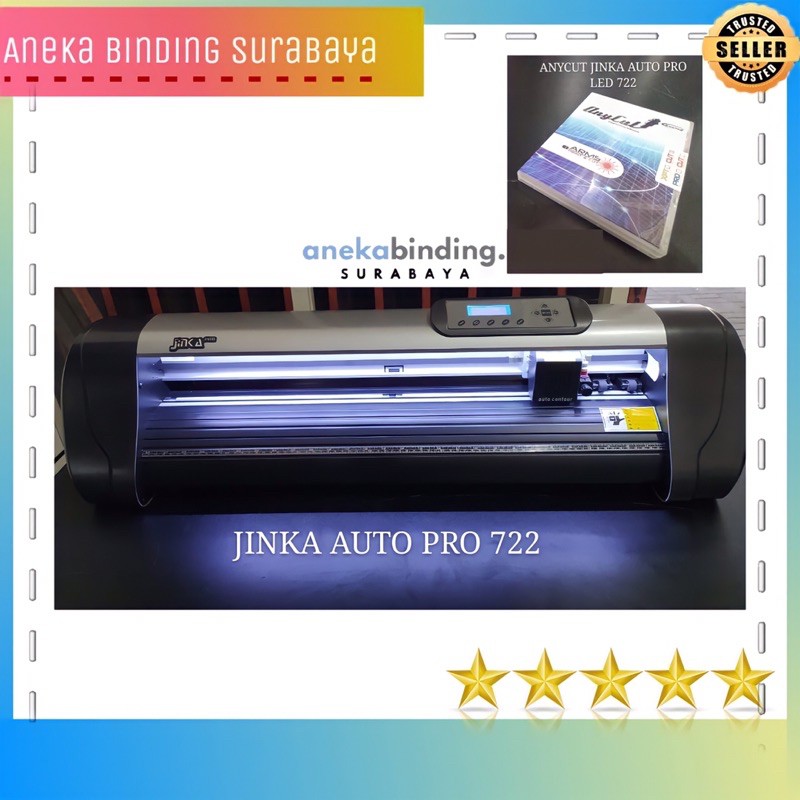 MESIN CUTTING STIKER JINKA PRO 722 AUTO COUNTOUR LED