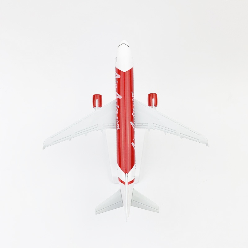 Airasia Airbus 320 Model Pesawat Terbang A320 Bahan Alloy Untuk Koleksi