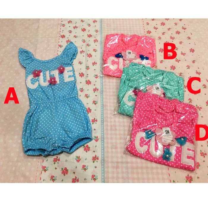 Baju Bayi Perempuan Romper Bayi Lucu - Cute Baby