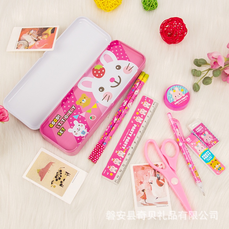 TweedyToys - Good Stationary Set / Tempat Pensil Set Alat Tulis Sekolah Karakter Lucu