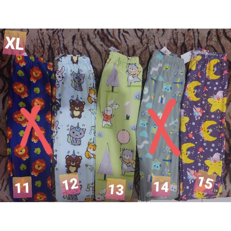 Legging Anak Inoel_Kids Ukuran XL umur 7 - 8 tahun Pilih Motif