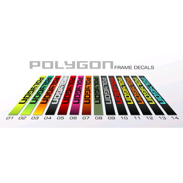 Decal Frame Polygon Xtrada 6 Promo