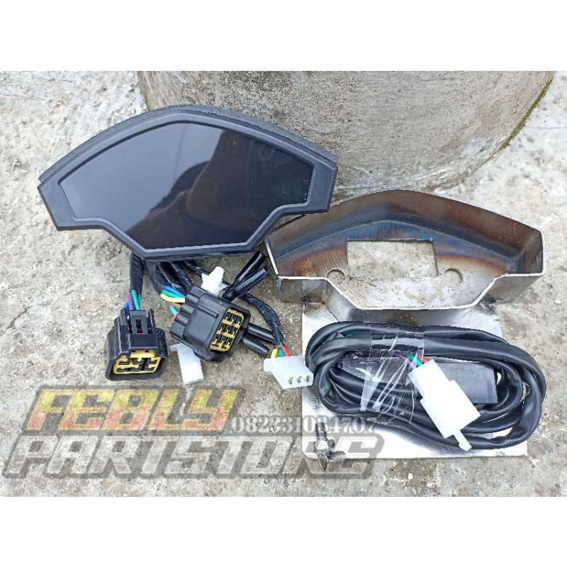 SPEDO SPIDO SPEEDO SPEDOMETER KOSO GPX IMPORT SET BREKET COVER DUDUKAN SPEDO SPEDO GPX CB GL MP TIGE