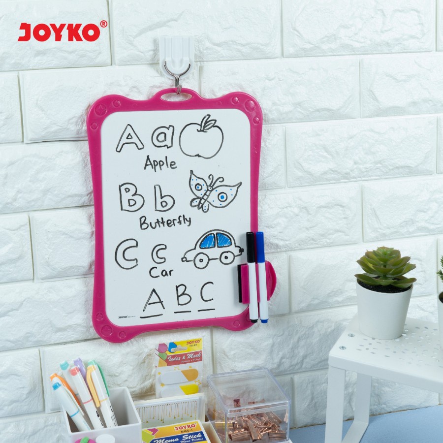 

PAPAN TULIS SET WHITEBOARD SET JOYKO WBS-170CO | PAPAN TULIS KECIL | SPIDOL + PENGHAPUS
