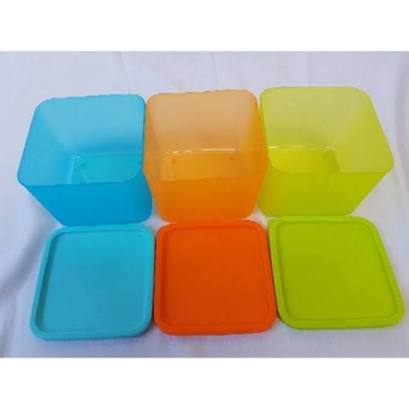 KK5 Toples Kotak Makan 650ml | Lunchbox Segi Empat | Wadah Bekal Makanan Plastik Tebal 650ml | Lunch Box Anak